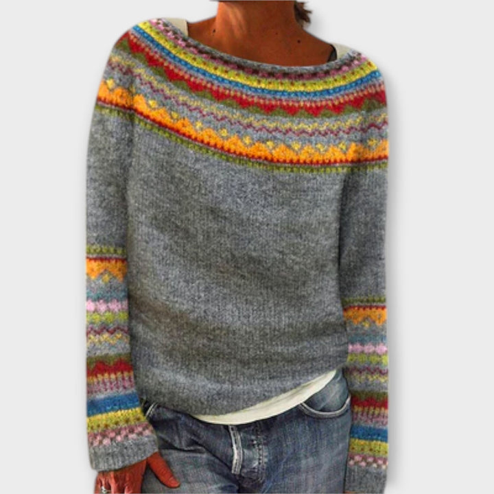 Suzu - Vintage pletený sveter pre ženy