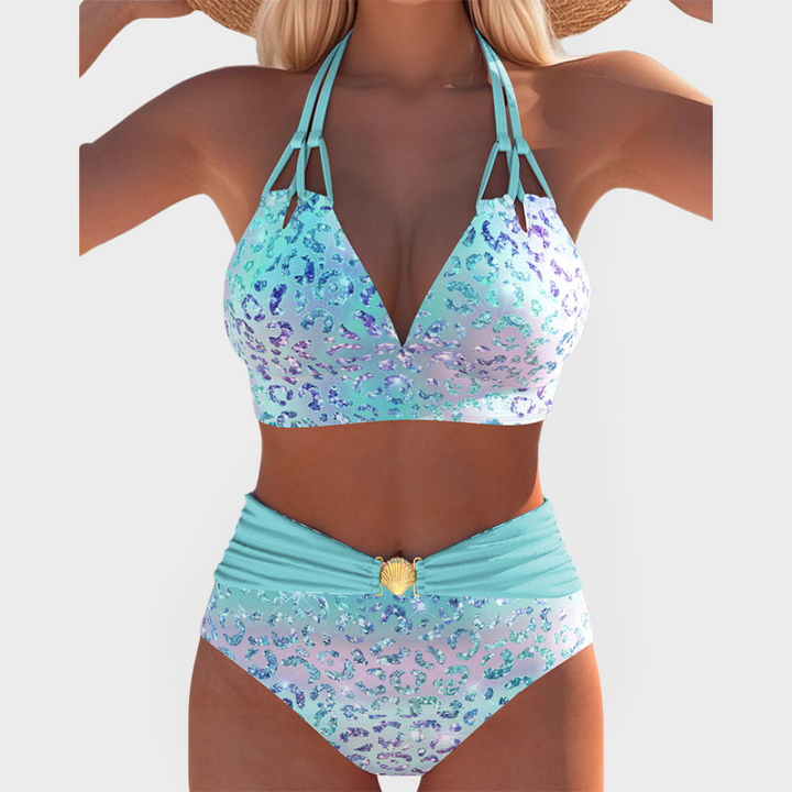Sexy bikiny s potlačou na podprsenke