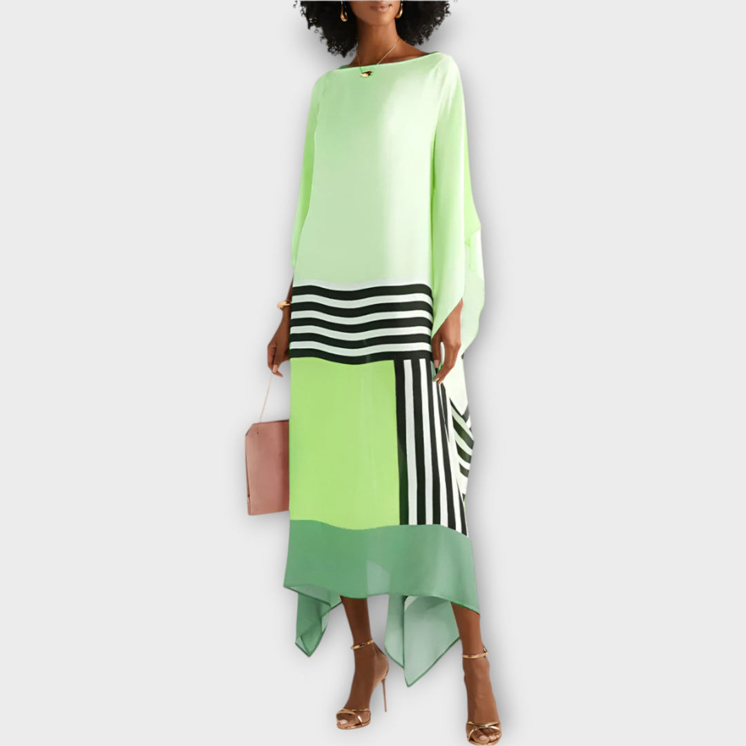 Kaftan s lineárnym vzorom