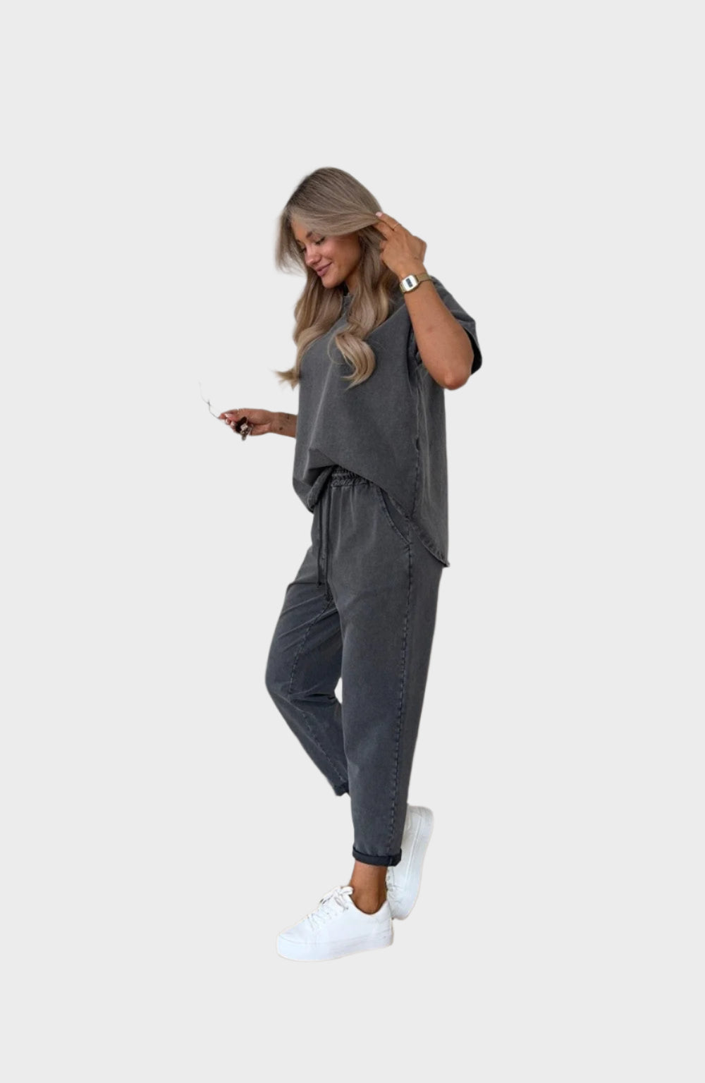 Casual set s tričkom a jogger nohavicami