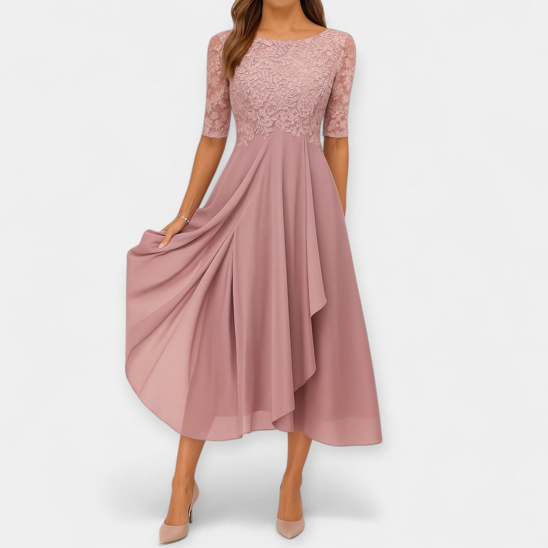 Elegantné Midi Šaty