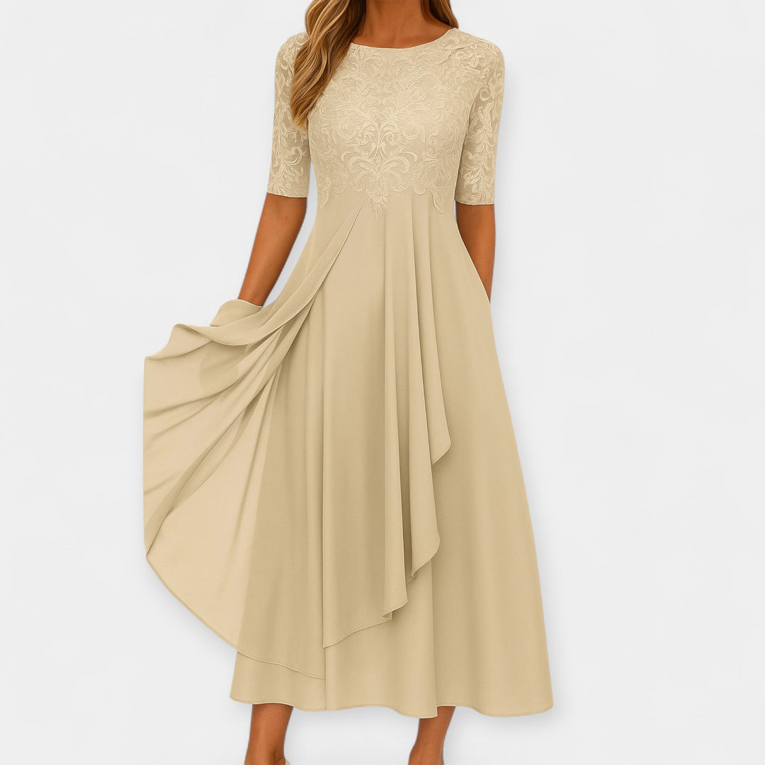 Elegantné Midi Šaty