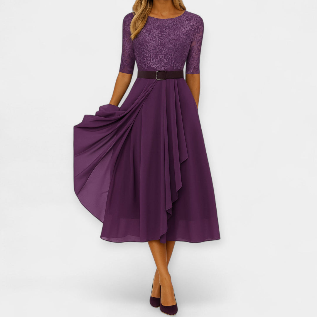 Elegantné Midi Šaty