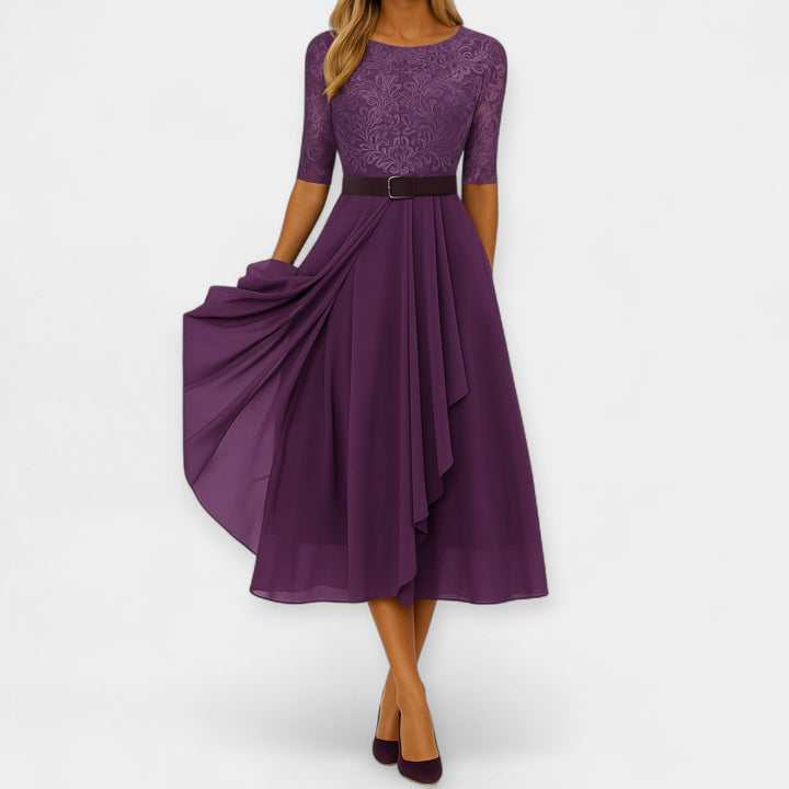 Elegantné Midi Šaty