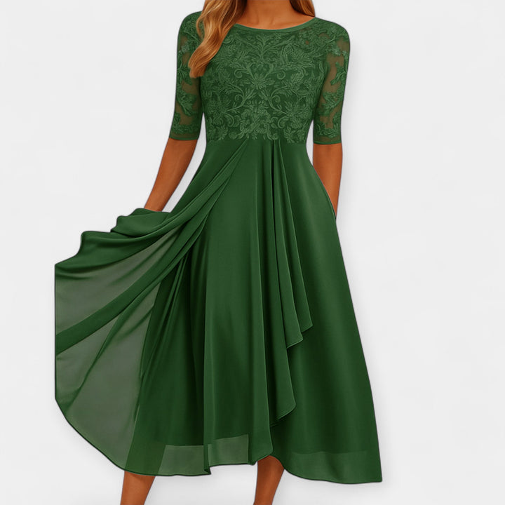 Elegantné Midi Šaty