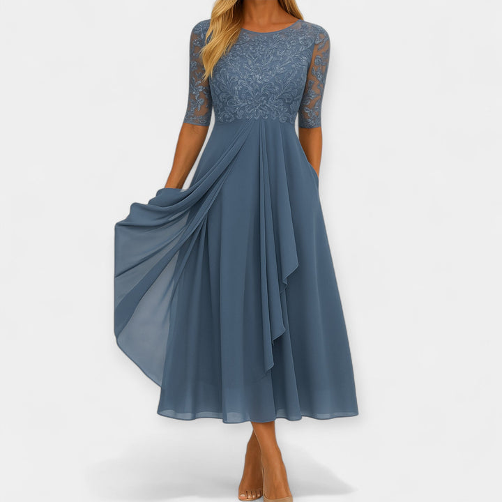 Elegantné Midi Šaty