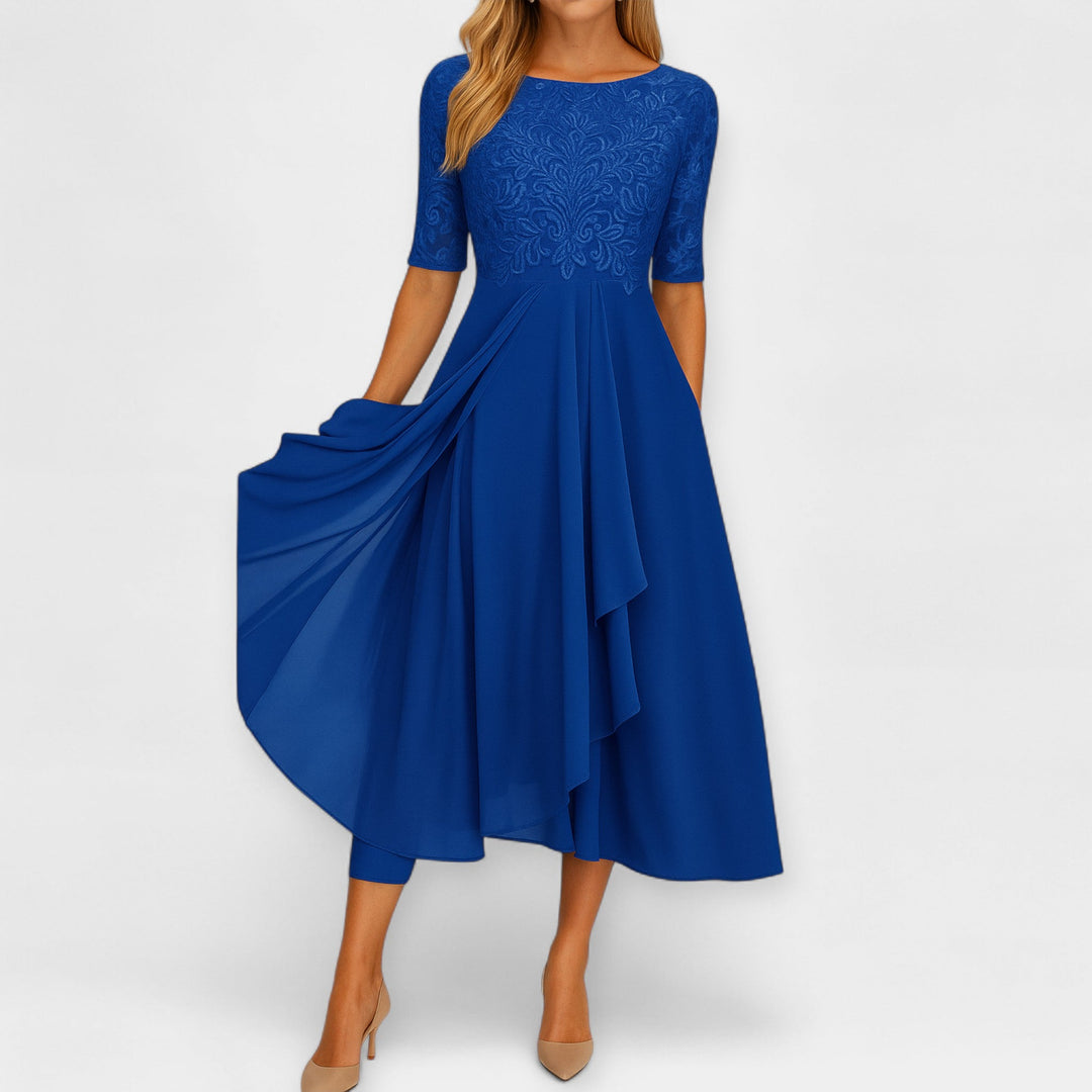 Elegantné Midi Šaty