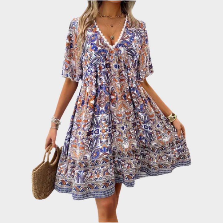 Mini šaty Paisley
