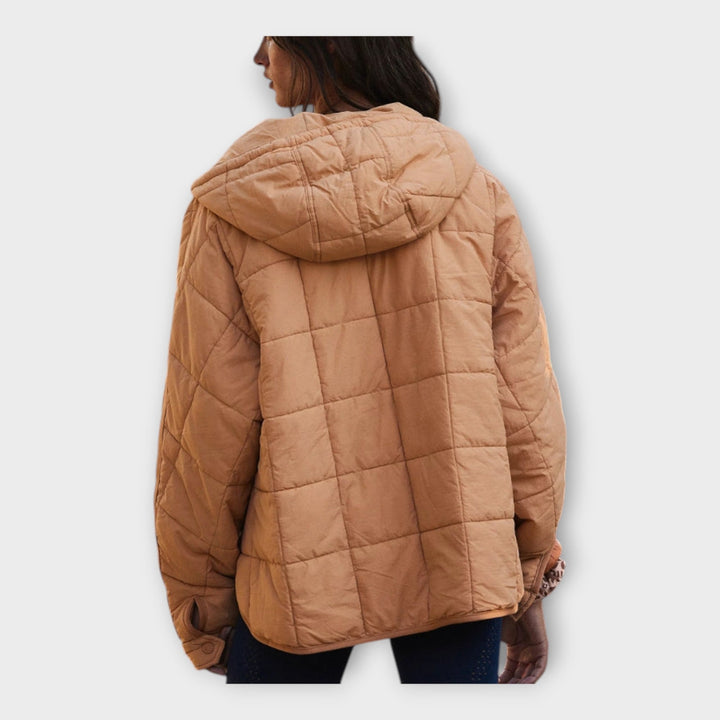 Puffer bunda s kapucňou