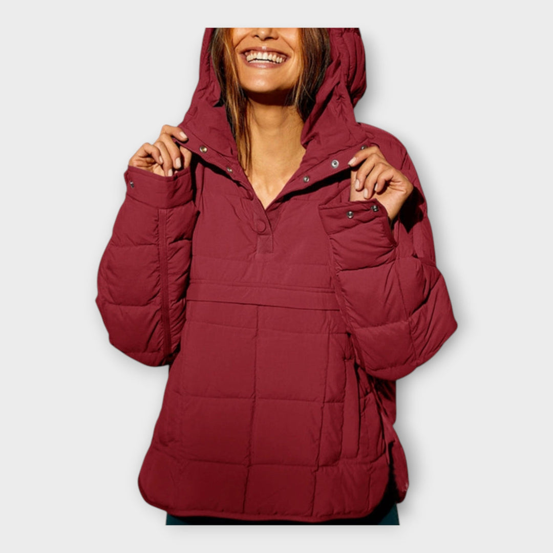 Puffer bunda s kapucňou