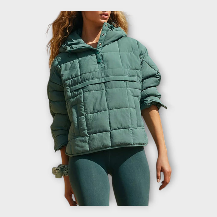 Puffer bunda s kapucňou