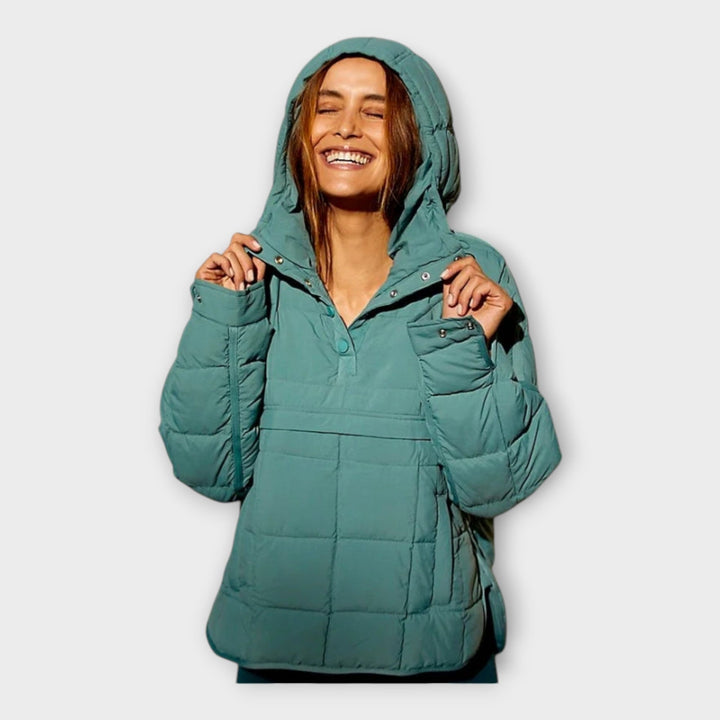 Puffer bunda s kapucňou