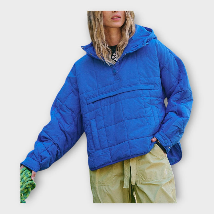 Puffer bunda s kapucňou