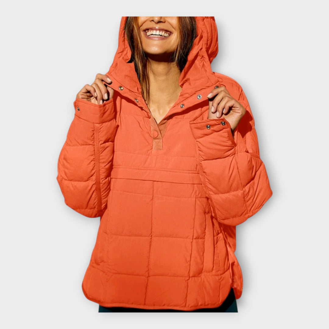 Puffer bunda s kapucňou