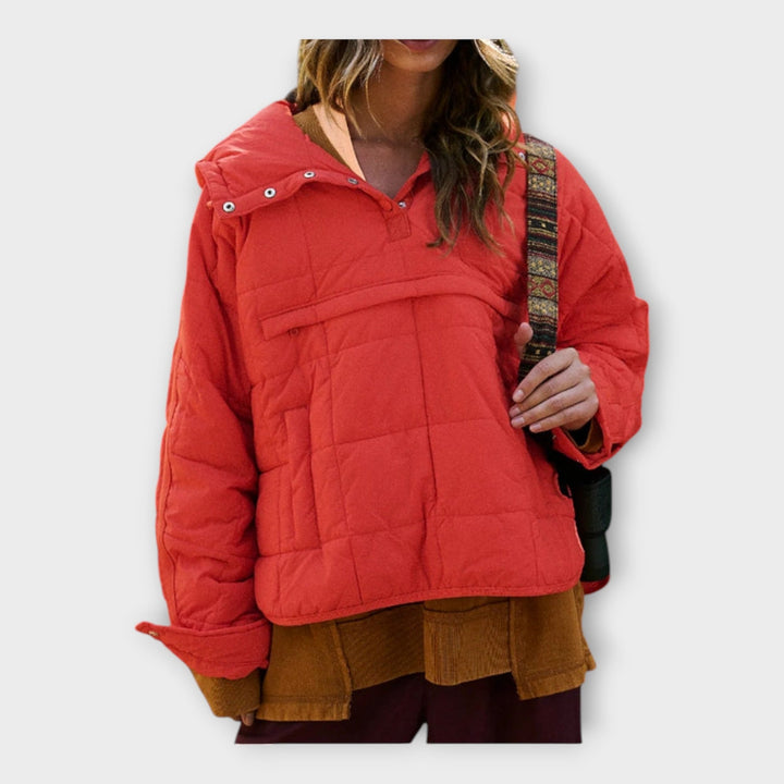Puffer bunda s kapucňou