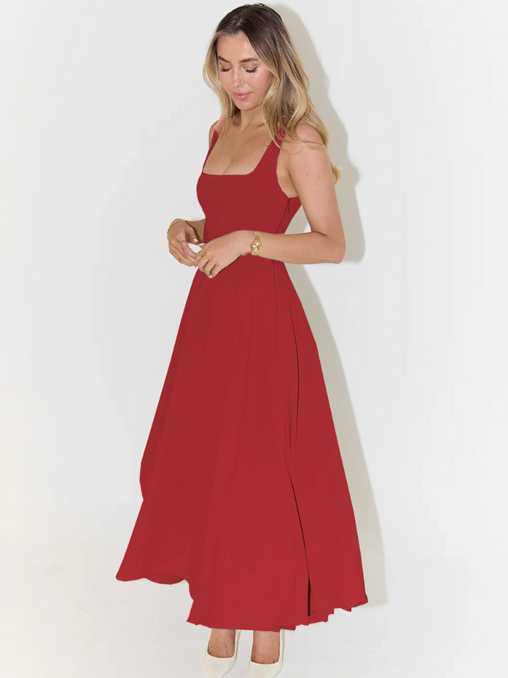 Elegantné Midi Šaty s Romantickým Strihom