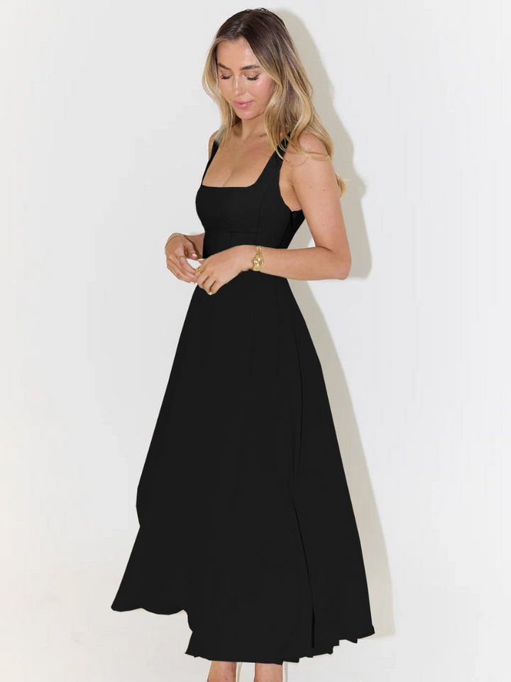Elegantné Midi Šaty s Romantickým Strihom