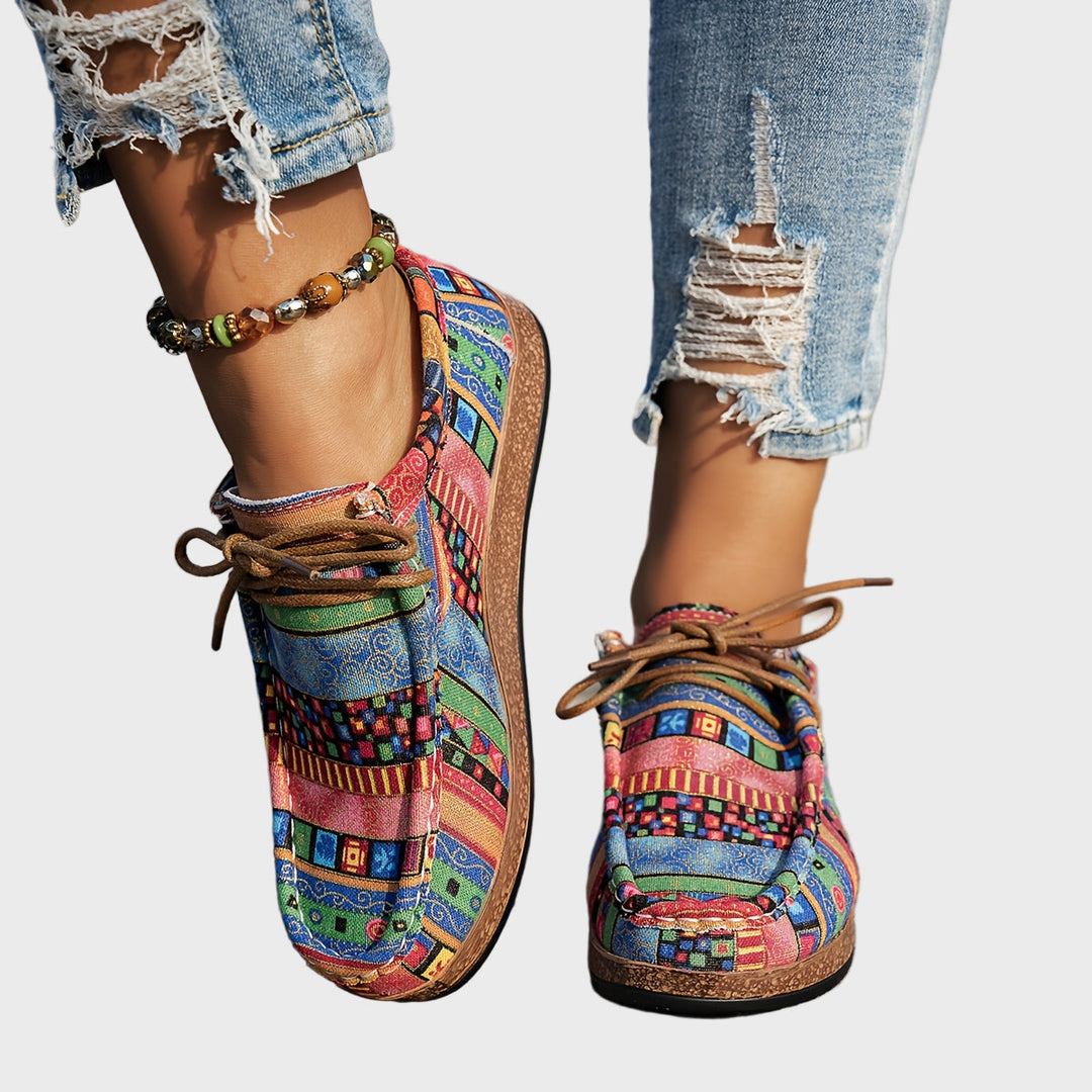 Pestré Boho Topánky