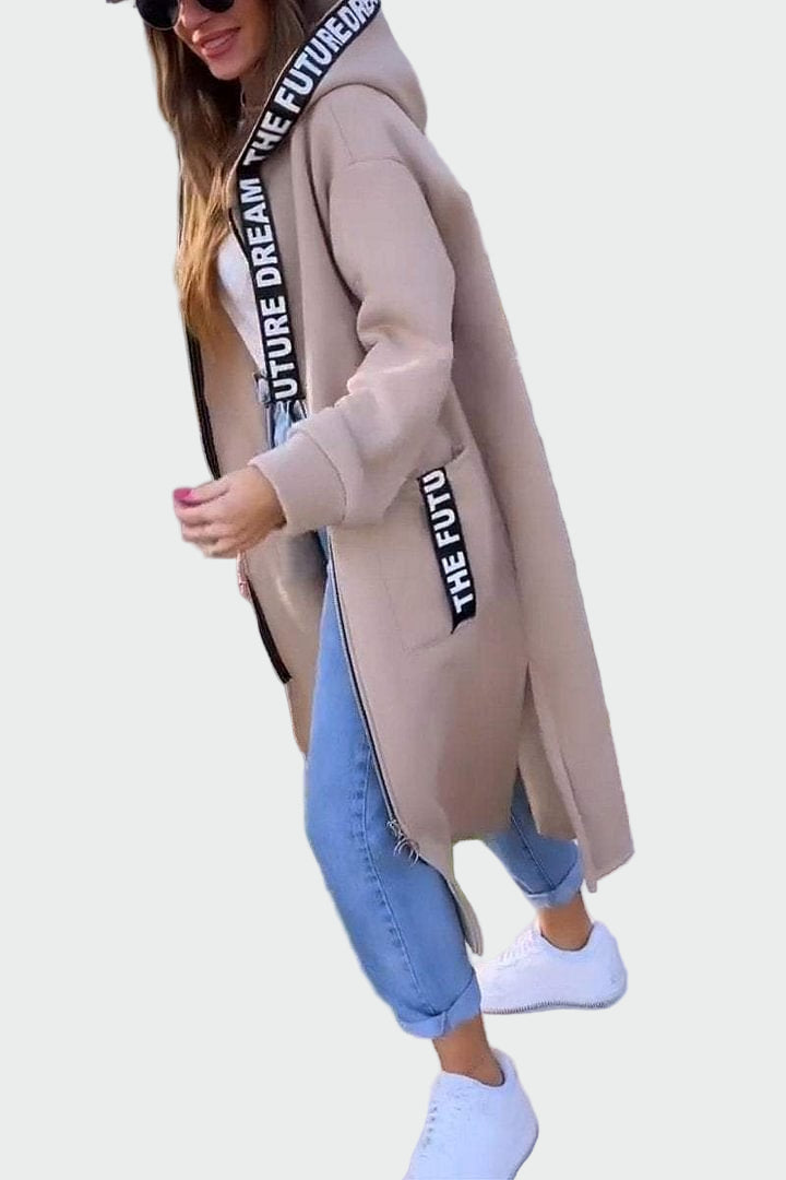 Dlhý Kabát s Kapucňou