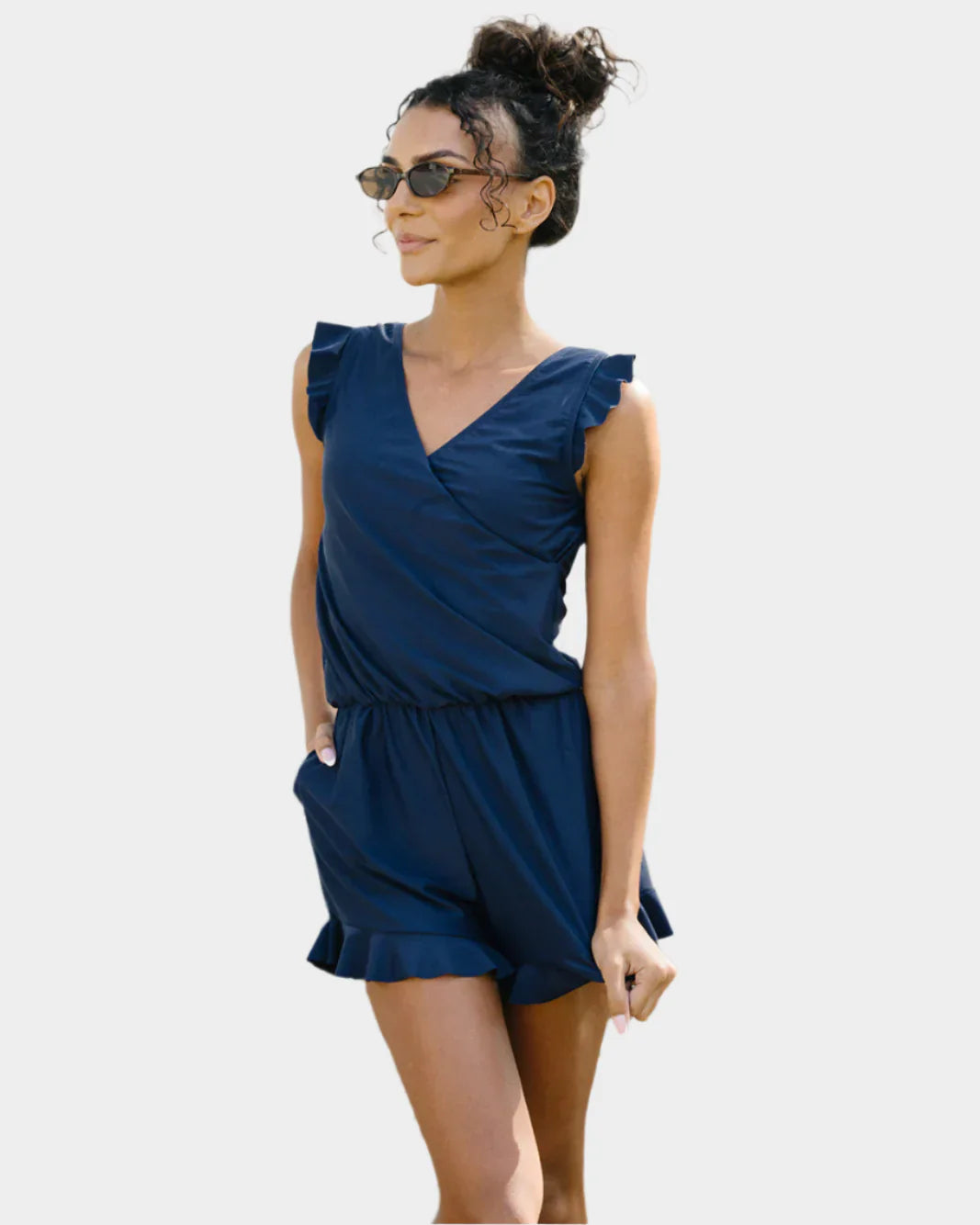 Plavky s Volánmi a Podporou Prsníka