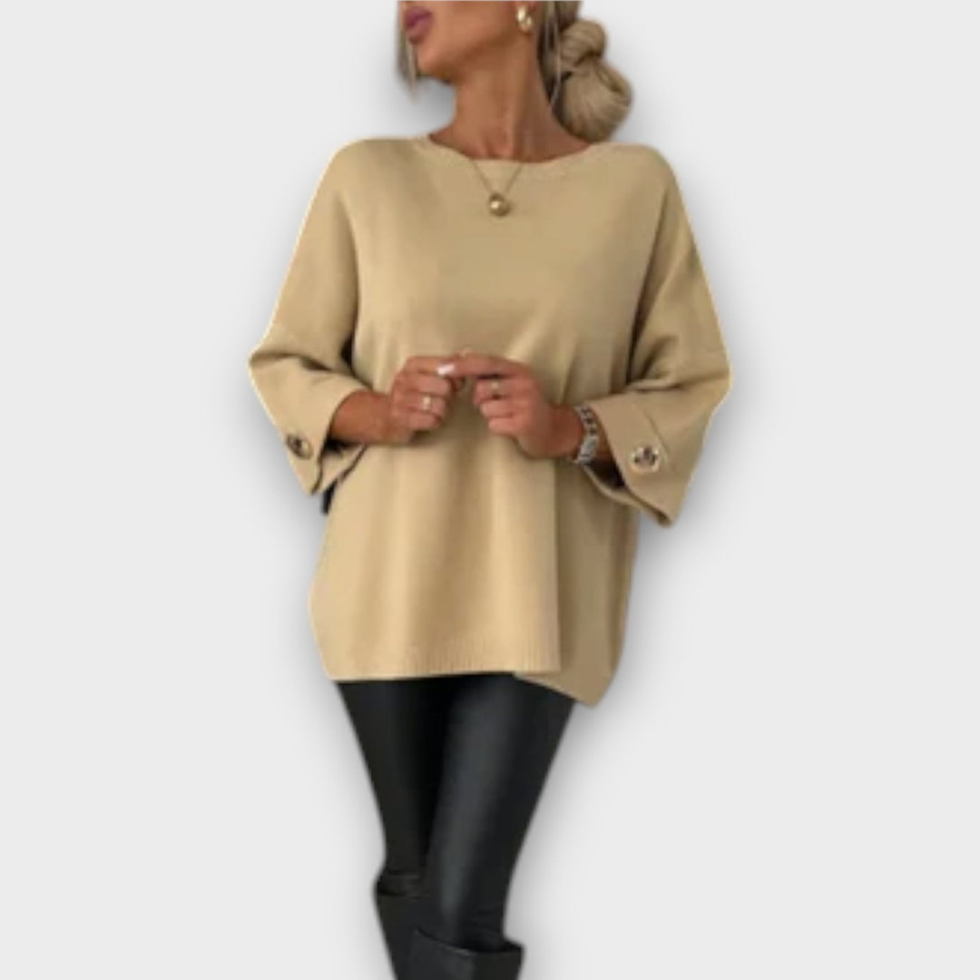 Izabela - Elegantný Pletený Sveter