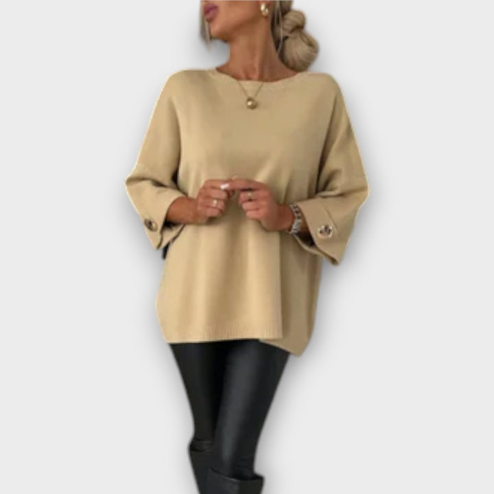 Izabela - Elegantný Pletený Sveter