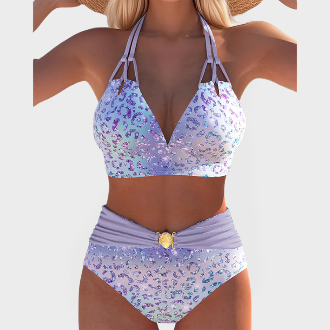 Sexy bikiny s potlačou na podprsenke
