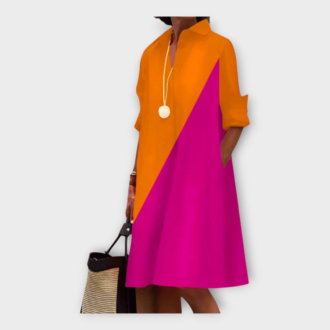 Elegantné Polo Šaty z Prémiovej Tkaniny