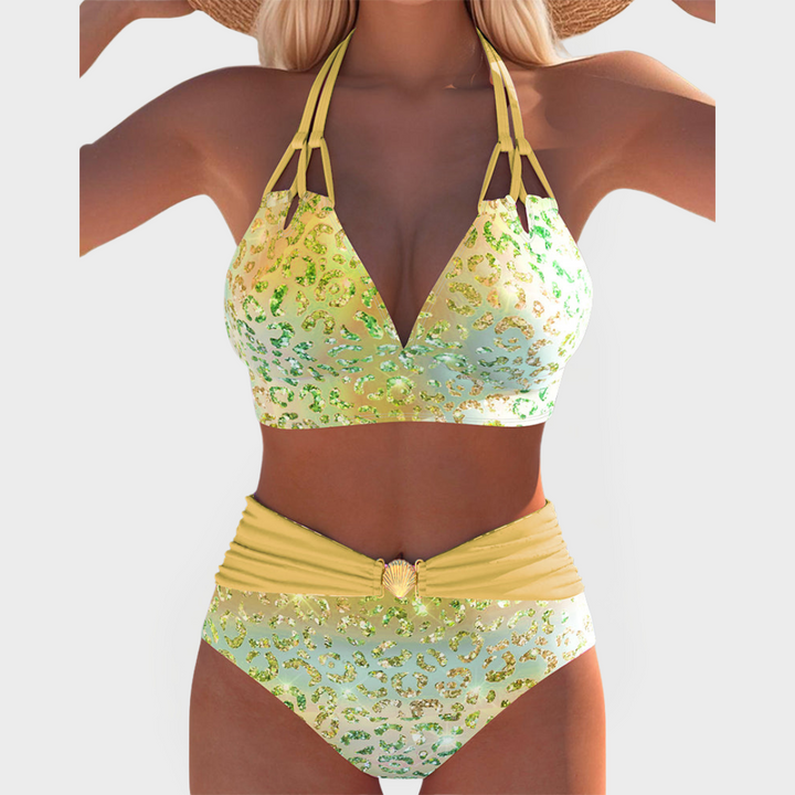 Sexy bikiny s potlačou na podprsenke