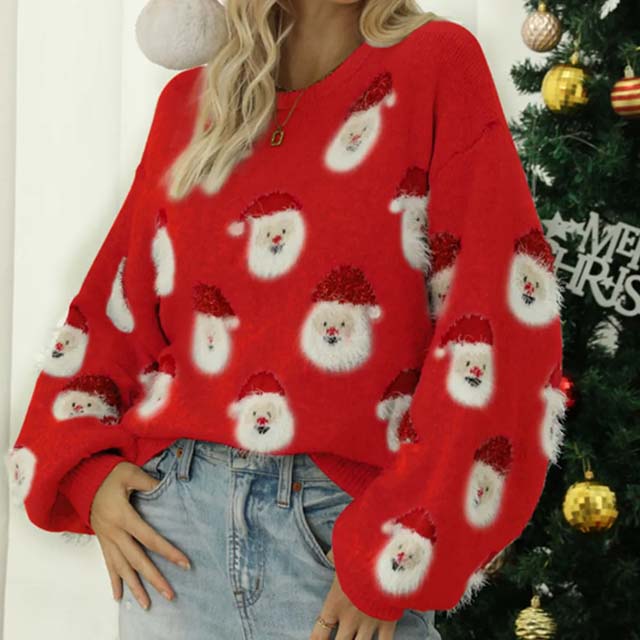 Pohodlný vianočný sveter