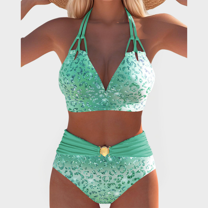 Sexy bikiny s potlačou na podprsenke