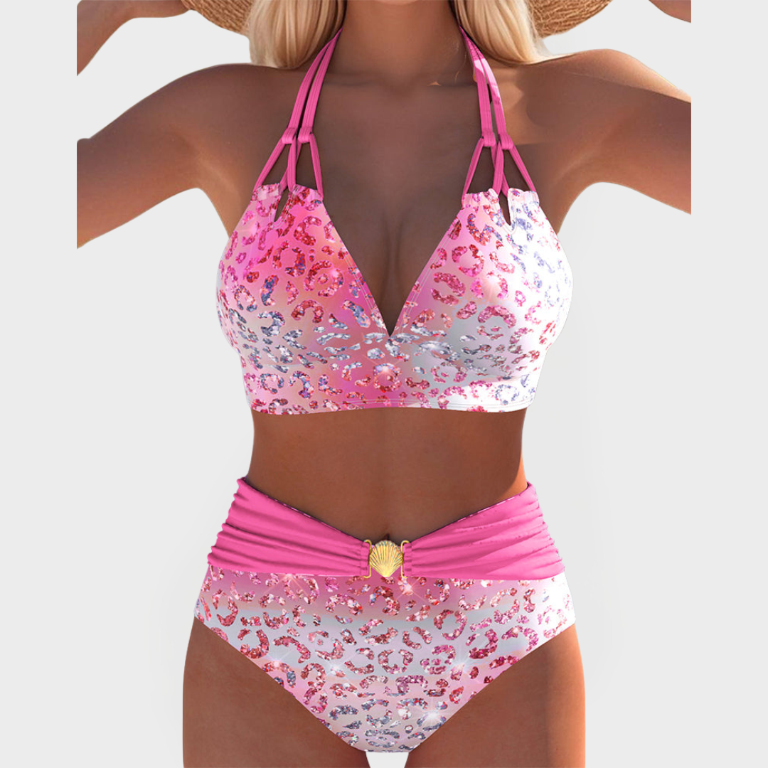 Sexy bikiny s potlačou na podprsenke