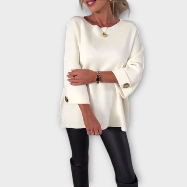 Izabela - Elegantný Pletený Sveter