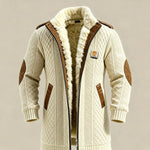 CHLOE LÉA™ – Abrigo de punto de lujo con forro de piel para días de invierno - Chloe Léa