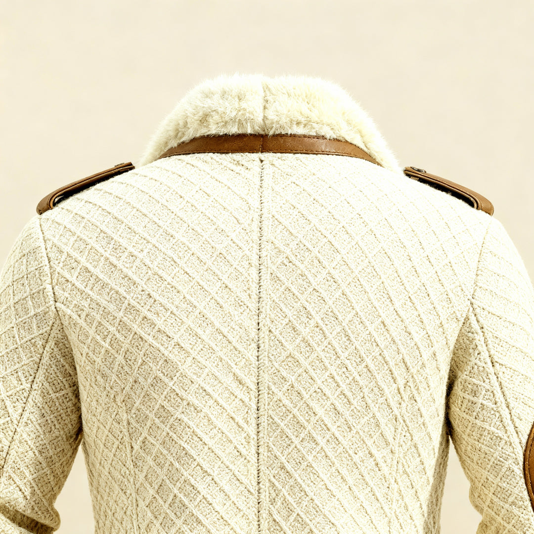 CHLOE LÉA™ – Luxusný pletený kabát s kožušinovou podšívkou pre zimné dni