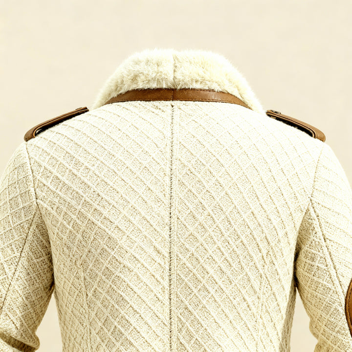 CHLOE LÉA™ – Luxusný pletený kabát s kožušinovou podšívkou pre zimné dni