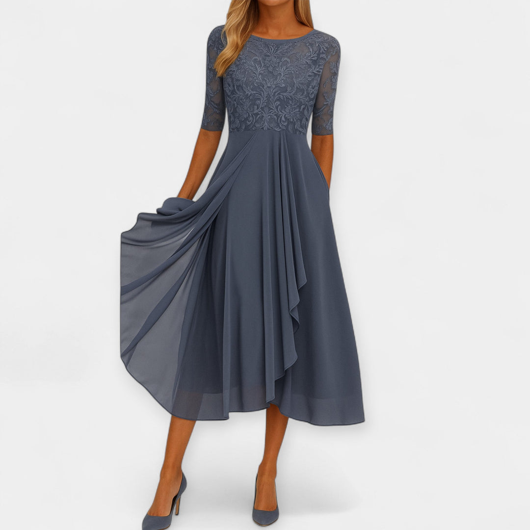 Elegantné Midi Šaty