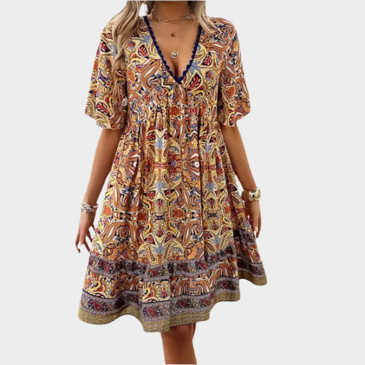 Mini šaty Paisley