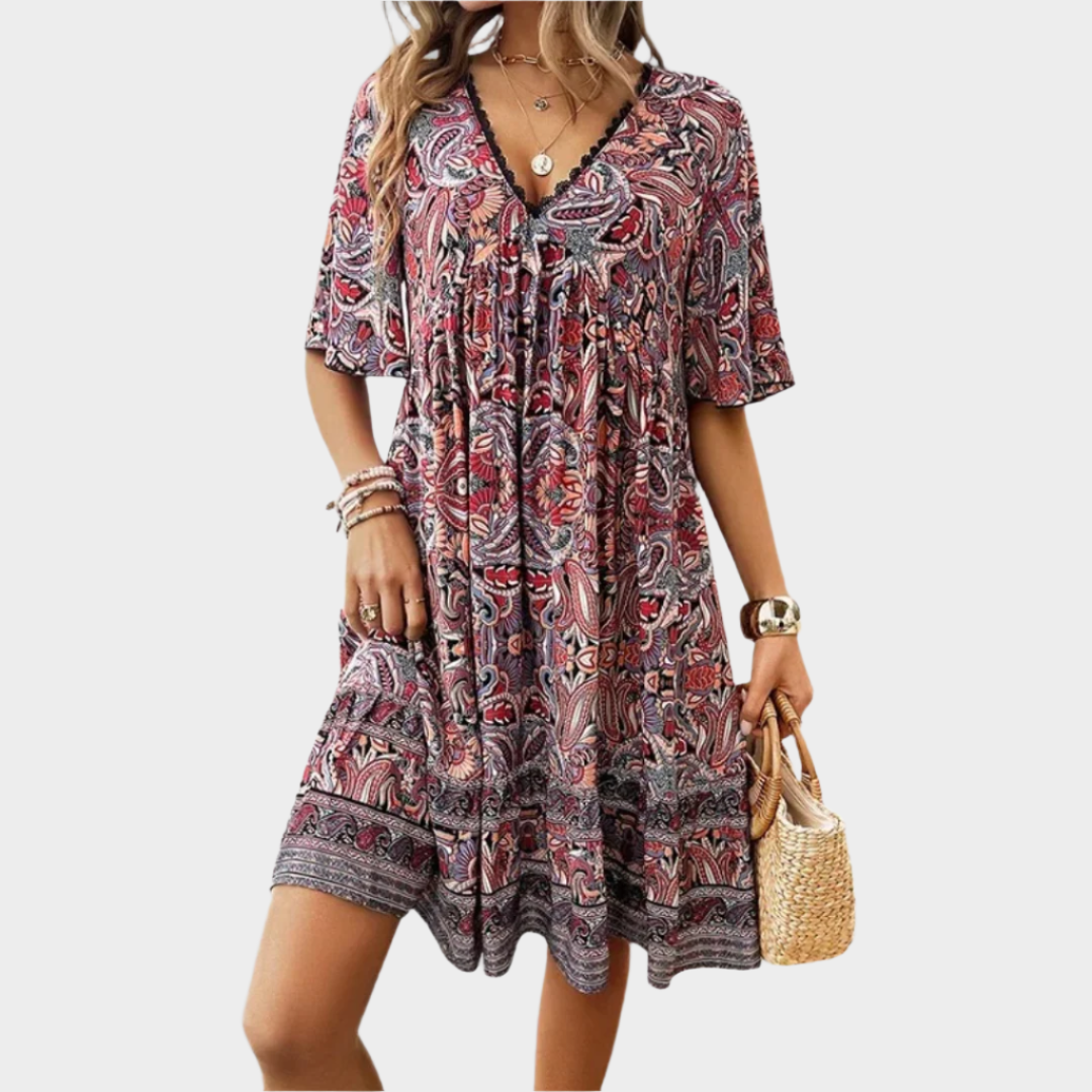 Mini šaty Paisley