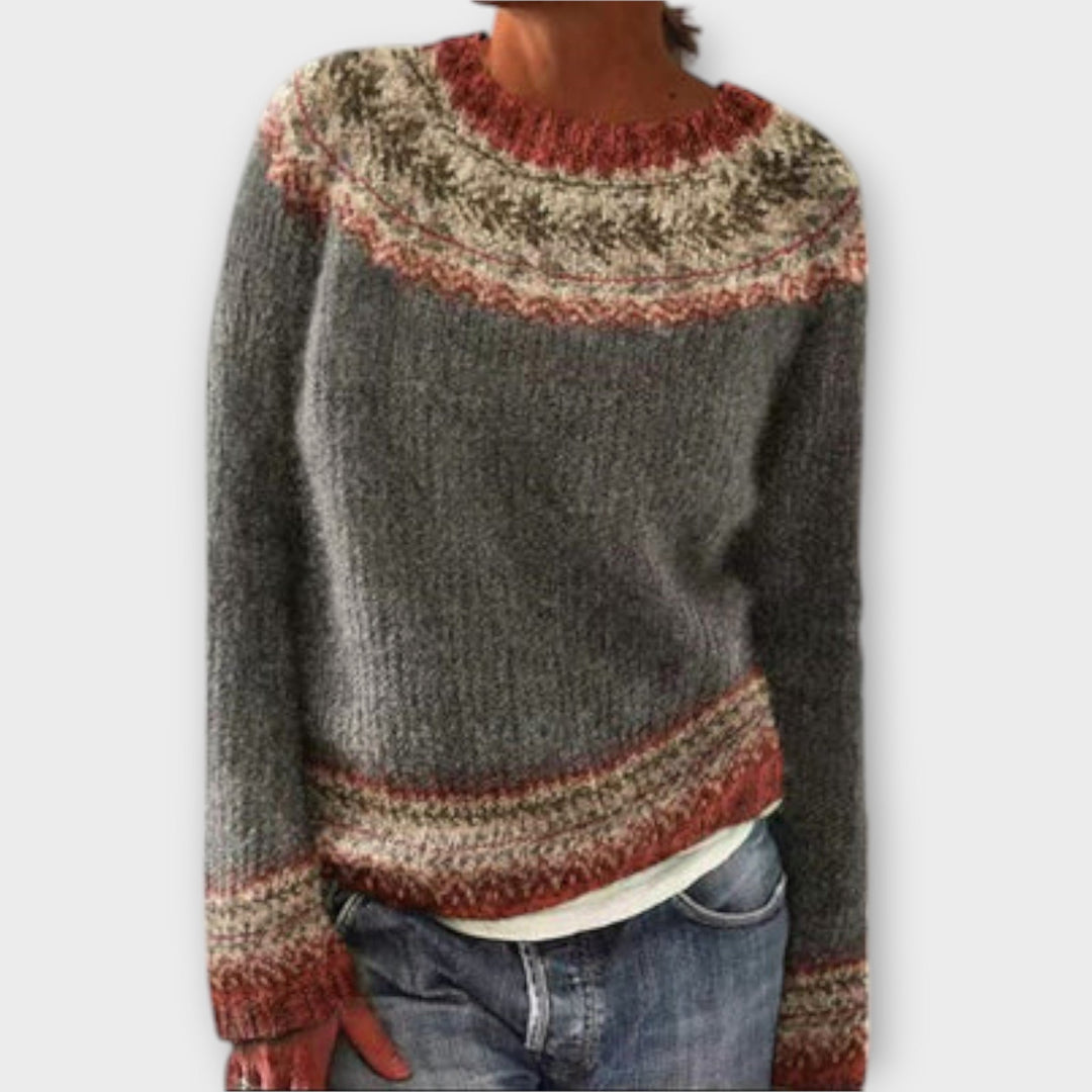 Suzu - Vintage pletený sveter pre ženy