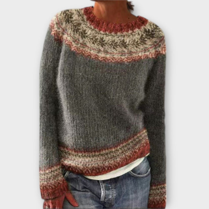 Suzu - Vintage pletený sveter pre ženy