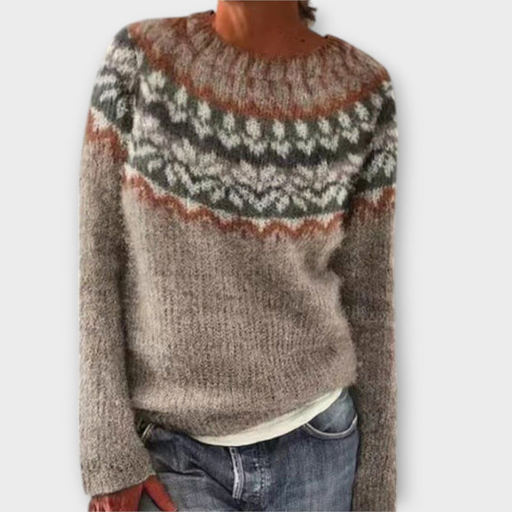 Suzu - Vintage pletený sveter pre ženy