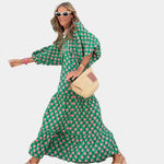 Vestido geométrico aéreo - Chloe Léa