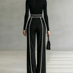 Isabela – Conjunto Elegante de Pantalón y Top Ajustado - Chloe Léa