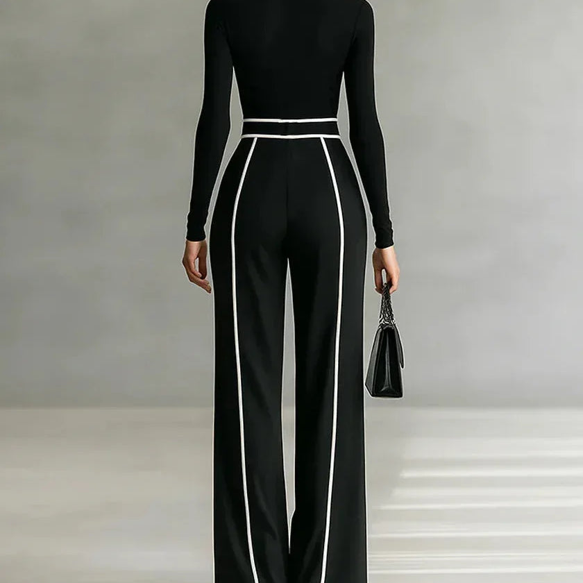 Isabela – Conjunto Elegante de Pantalón y Top Ajustado - Chloe Léa