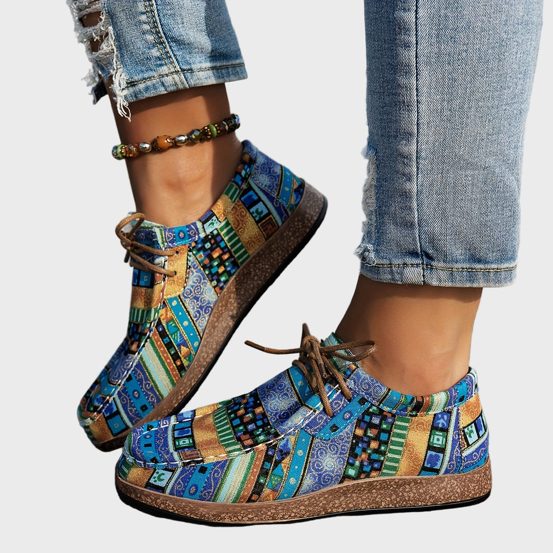 Pestré Boho Topánky