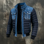 CHLOE LÉA™ – Chaqueta acolchada con efecto denim para inviernos urbanos - Chloe Léa