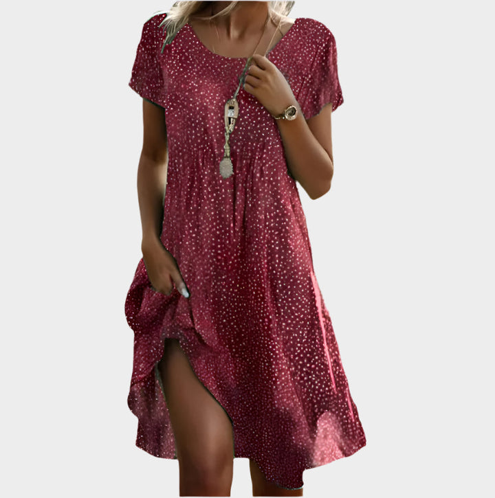 Vintage Boho s V- výstrihom